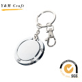 Keychain relativo à promoção do porta-bagagens do metal do presente com logotipo personalizado. (G01024)